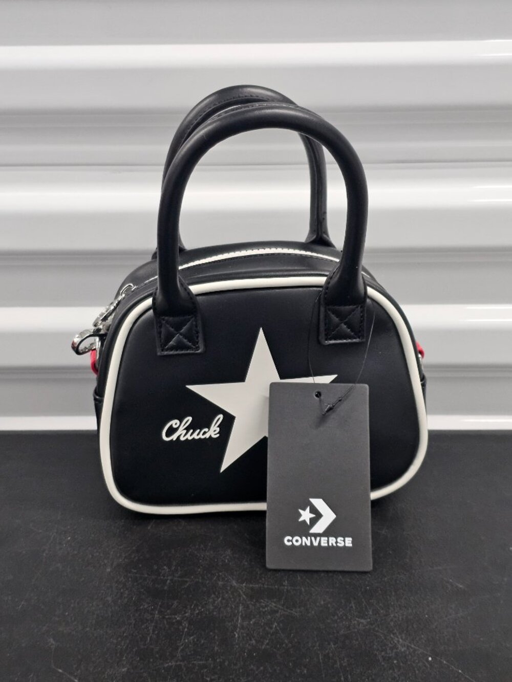 Converse Vintage Mini HandBag - Black - Picture 5 of 6
